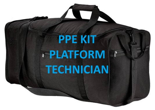 PPE KIT- BLADE TECH-PLATFORM WORK (SELECT SIZES: Respirator / Harness / Gloves)